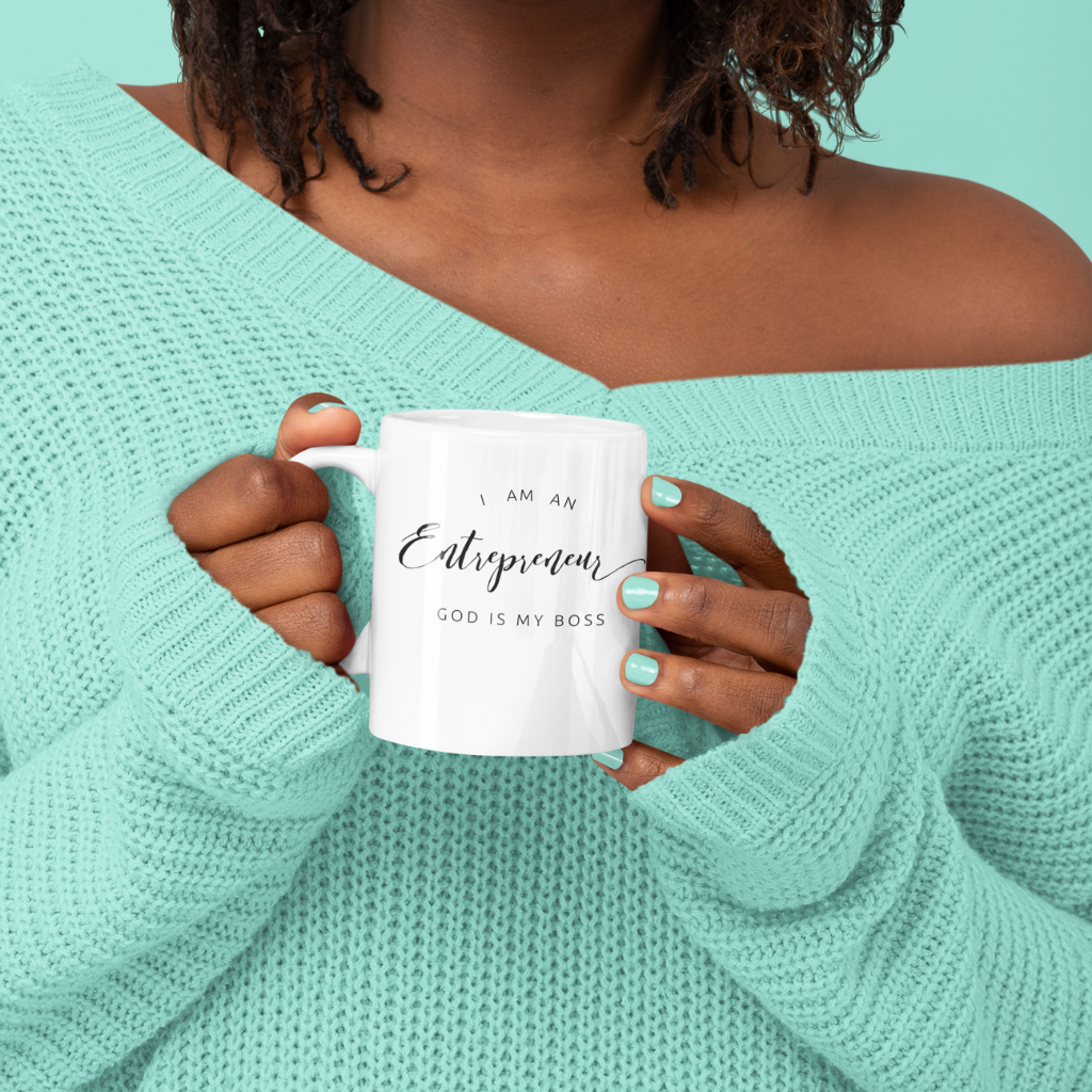 God Is The Boss Mug - MONLANE