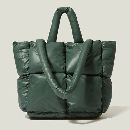 Quilted Luxury Nylon Down Cotton Bag