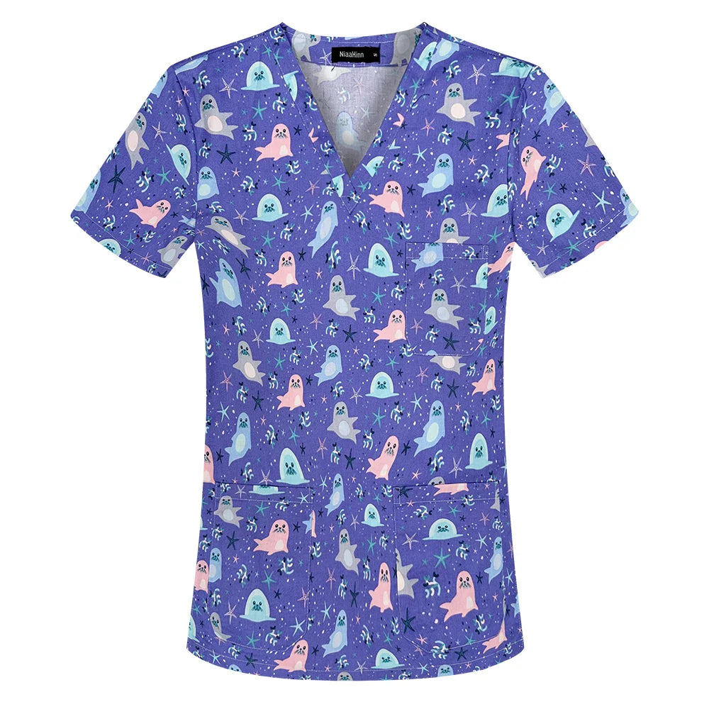 Scrub tops