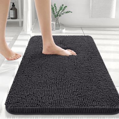 Extra Soft Thick Absorbent Shaggy Bath Mats
