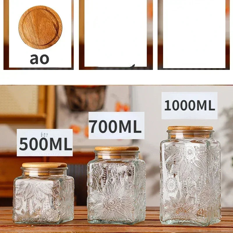 Airtight Glass Jars - MONLANE