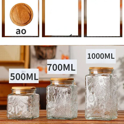 Airtight Glass Jars - MONLANE