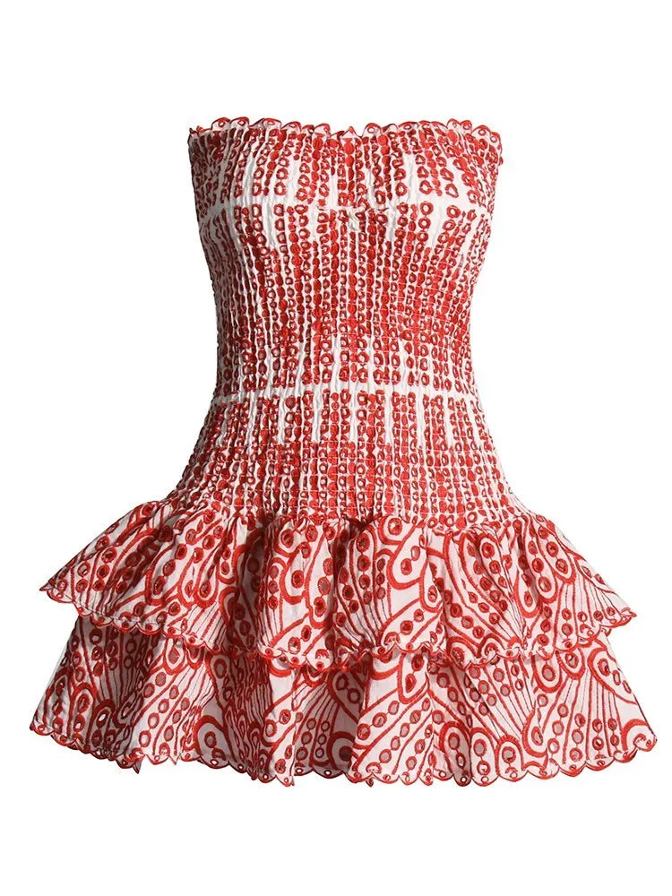 Strapless High Waist Slimming Dress