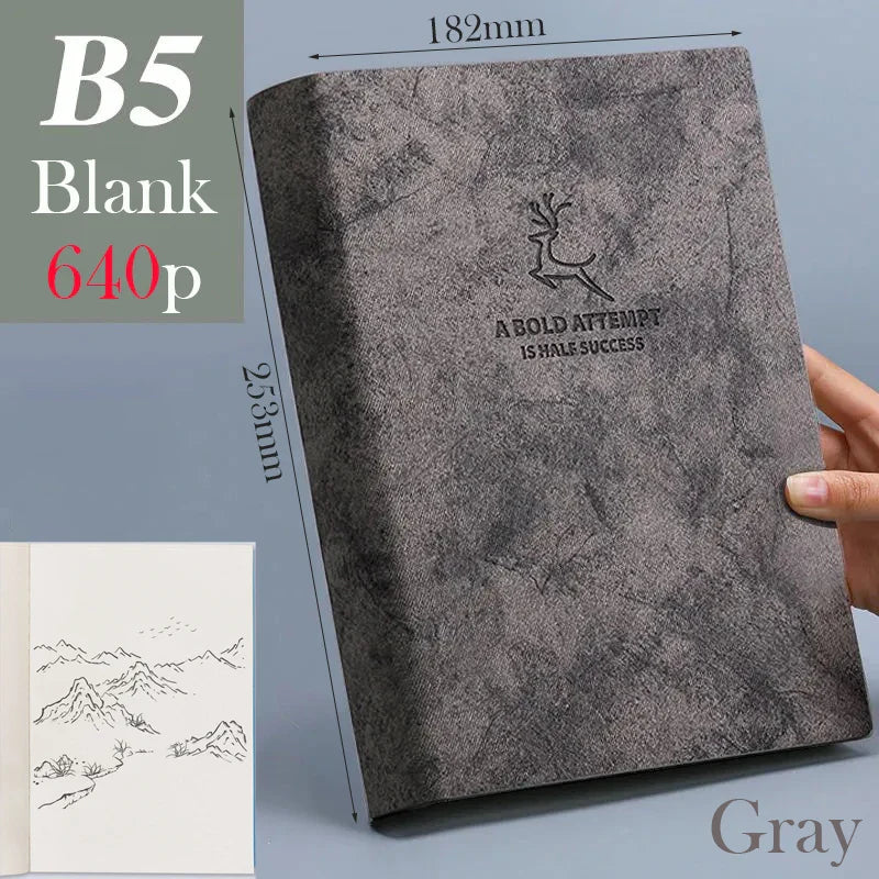 Super Thick Leather Sketchbook