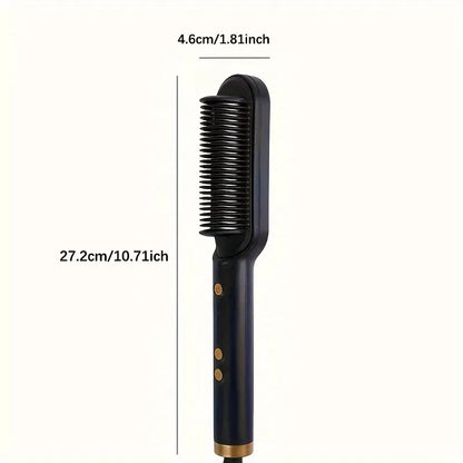 2-in-1 electric hair straightener