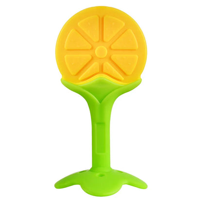 Baby Silicone Training Toothbrush Teething Ring