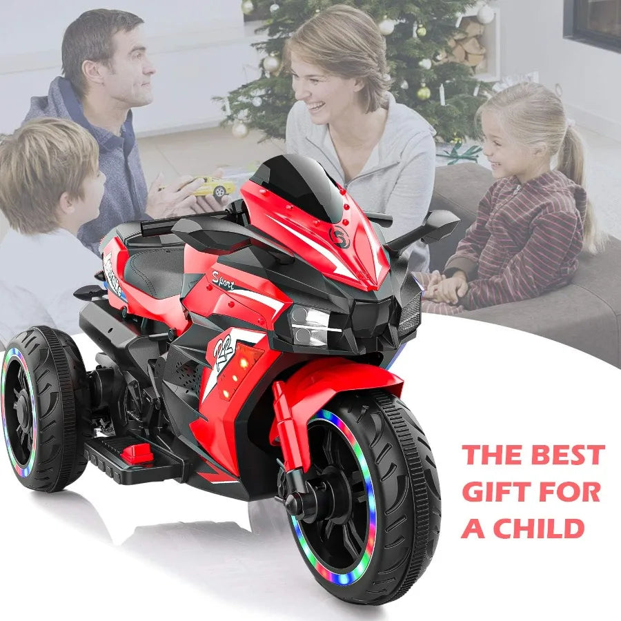 12V Electric Ride on Motorcycle with Light
