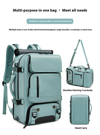 Large Travel Backpack Boardable Backpack USB Charging