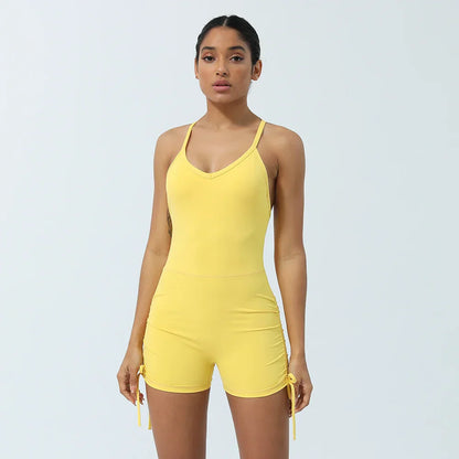 Yoga Jumpsuit Padded Set - MONLANE