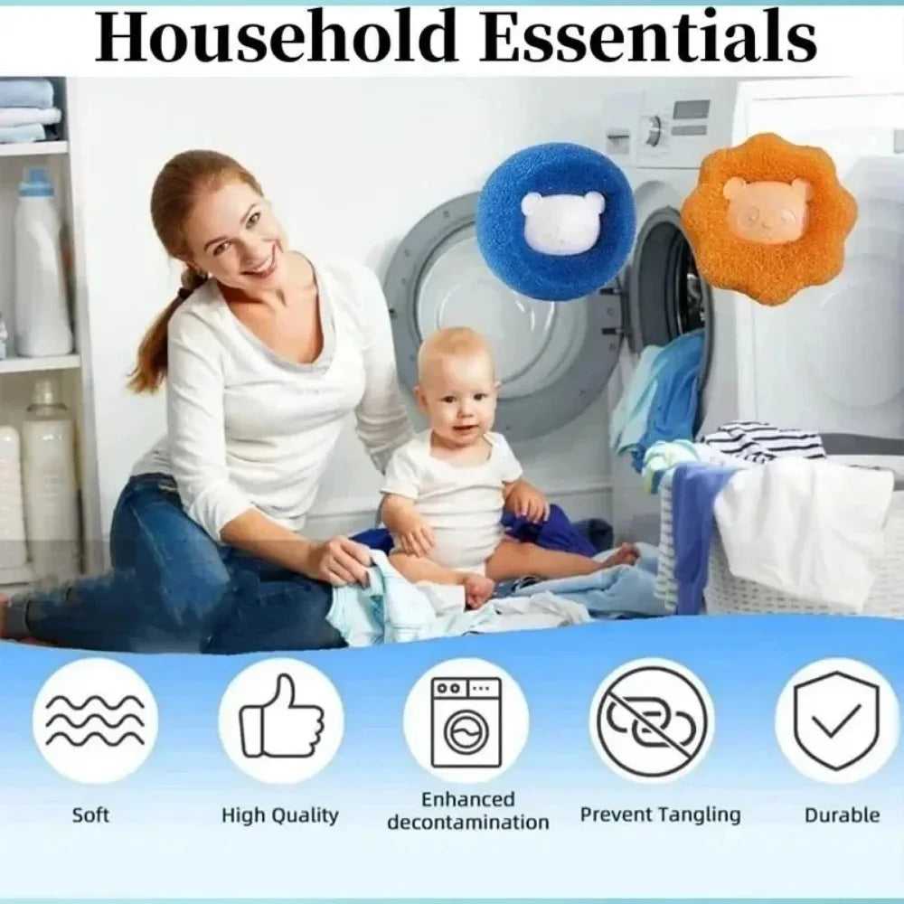Reusable Washing Machine Filter Clothes Ball
