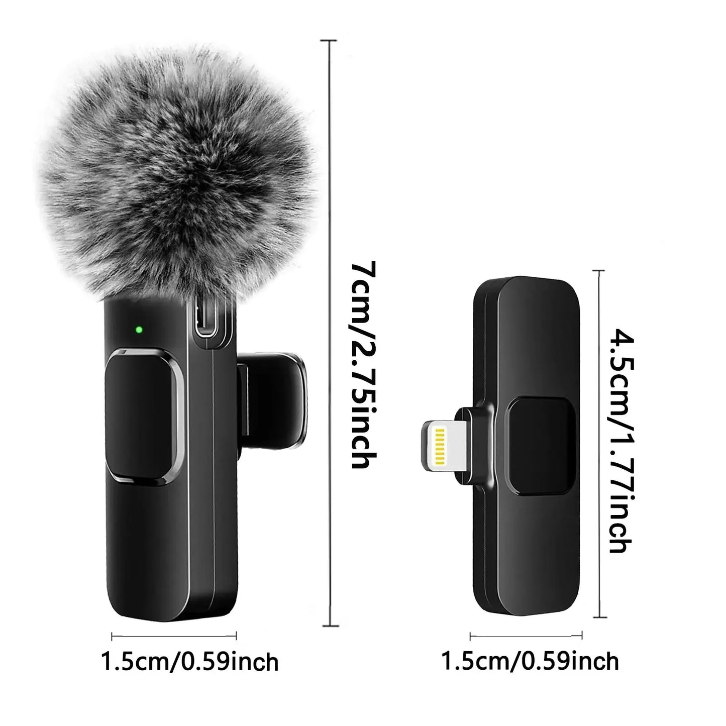 Wireless Lavalier Mic for iPhone