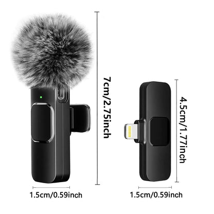 Wireless Lavalier Mic for iPhone