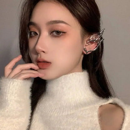 Sweet Antique Gold Color Elf Ear Clip Alloy