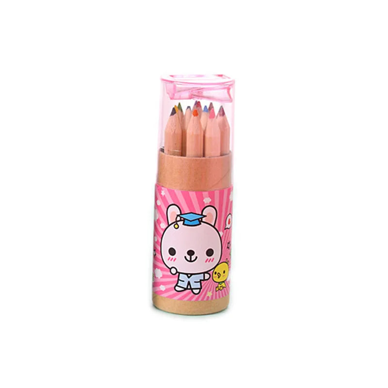 12 Color Pencil Crayon Set