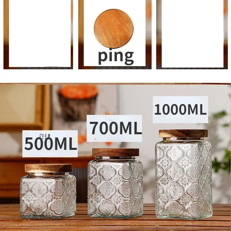 Airtight Glass Jars - MONLANE