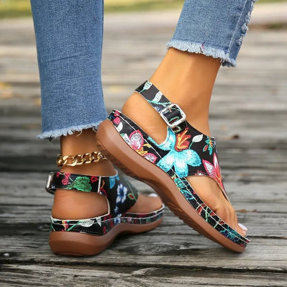 Women's Retro Orthopedic Wedge Platform Sandals