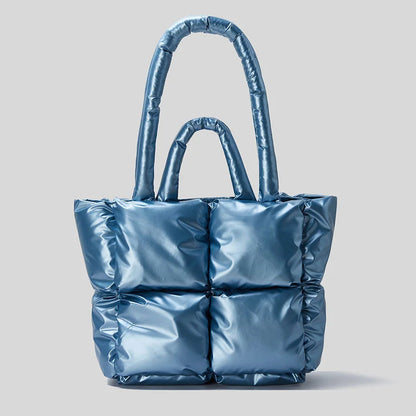 Quilted Luxury Nylon Down Cotton Bag