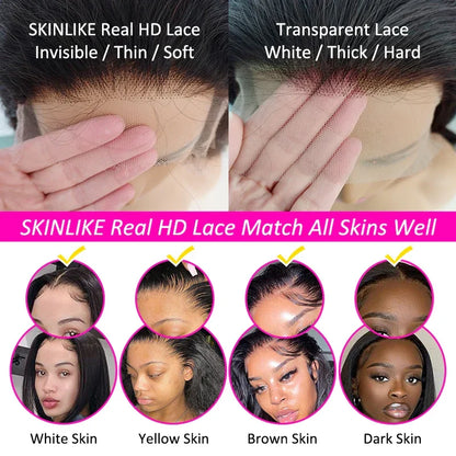 4C Kinky Hairline Lace Frontal Wig