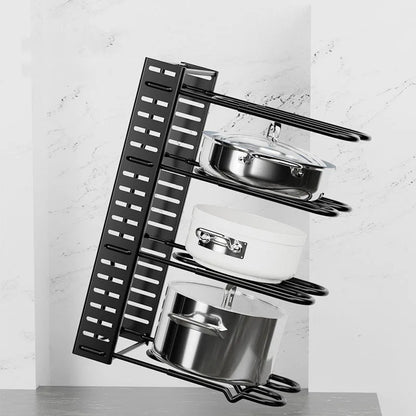 5/8 Tiers Pan Pot Organizer Rack #4