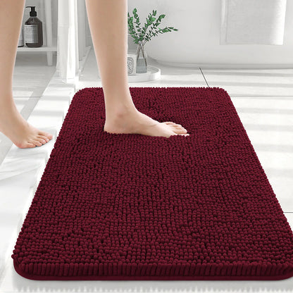 Extra Soft Thick Absorbent Shaggy Bath Mats