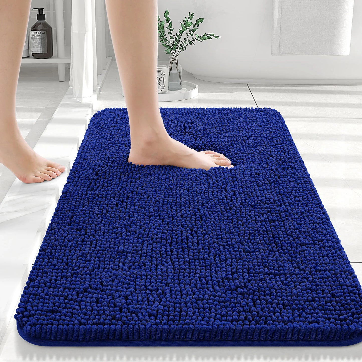 Extra Soft Thick Absorbent Shaggy Bath Mats
