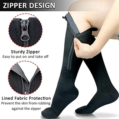 STURDY Medical Zipper Compression Socks
