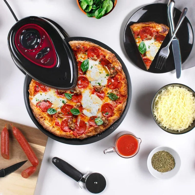 Fast delivery.Pizzazz Plus Rotating Oven, Black