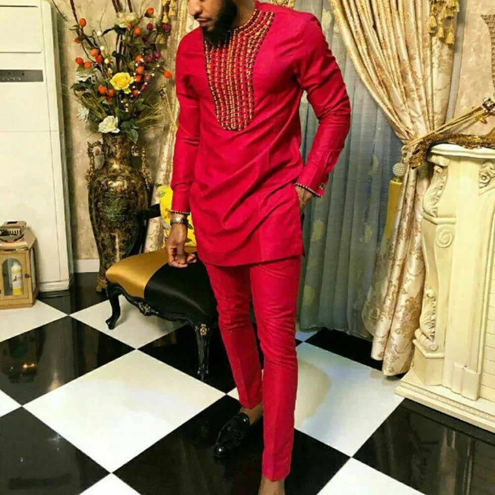 African Ethnic Style Men's Suit