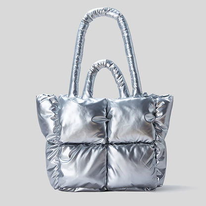 Quilted Luxury Nylon Down Cotton Bag