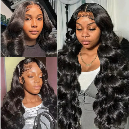 Body Wave Glueless Lace Frontal Wigs