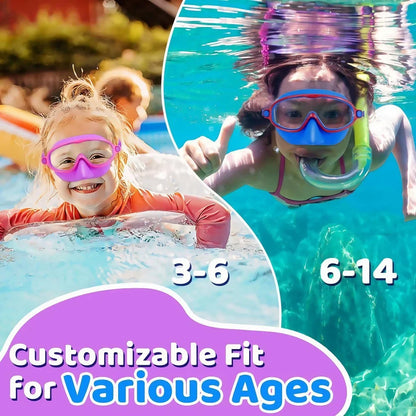 Kids Swimming Goggles with Nose