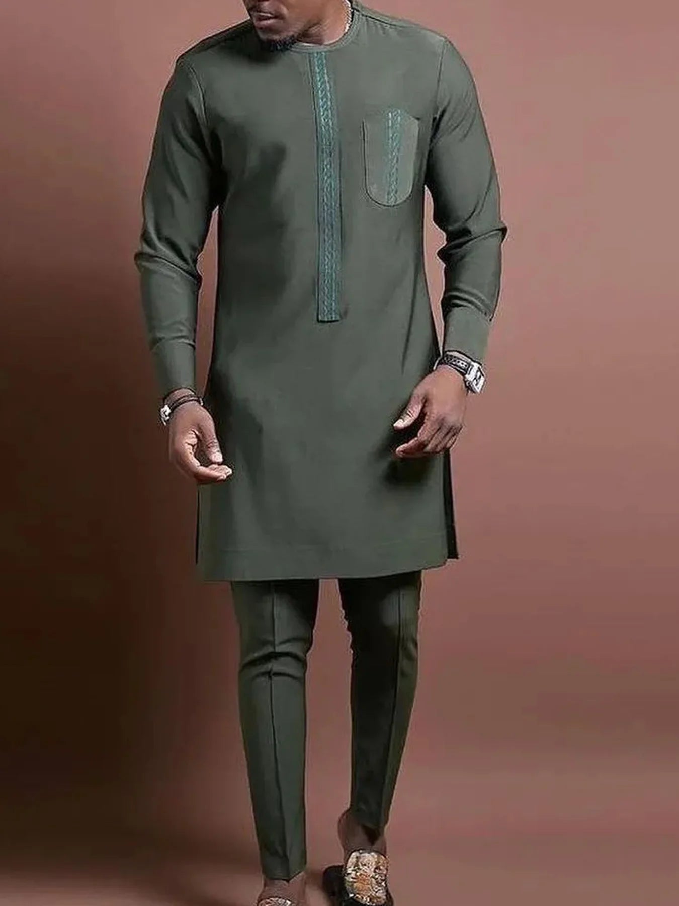 2PC Dashiki African Traditional Outfit