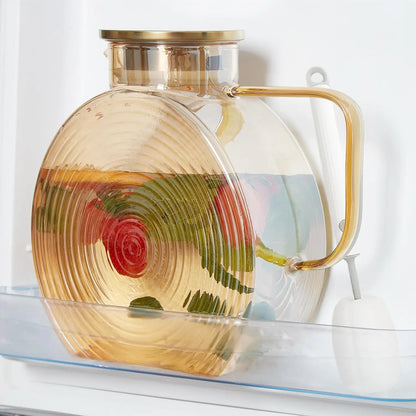 Snail Glass Pitcher 2.5L 84oz Large Iced Tea Pitcher