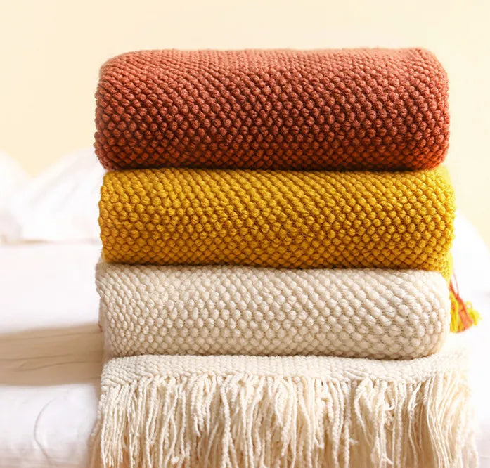 Decorative Knitted Blanket - MONLANE