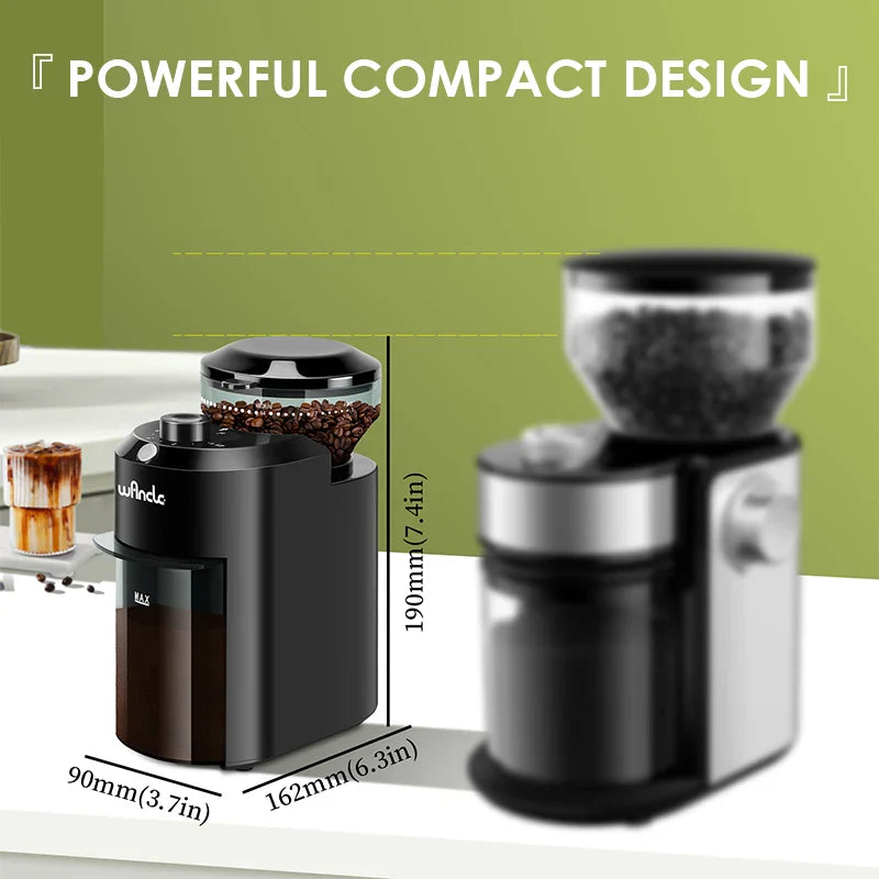 Electric Adjustable Coffee Grinder - MONLANE