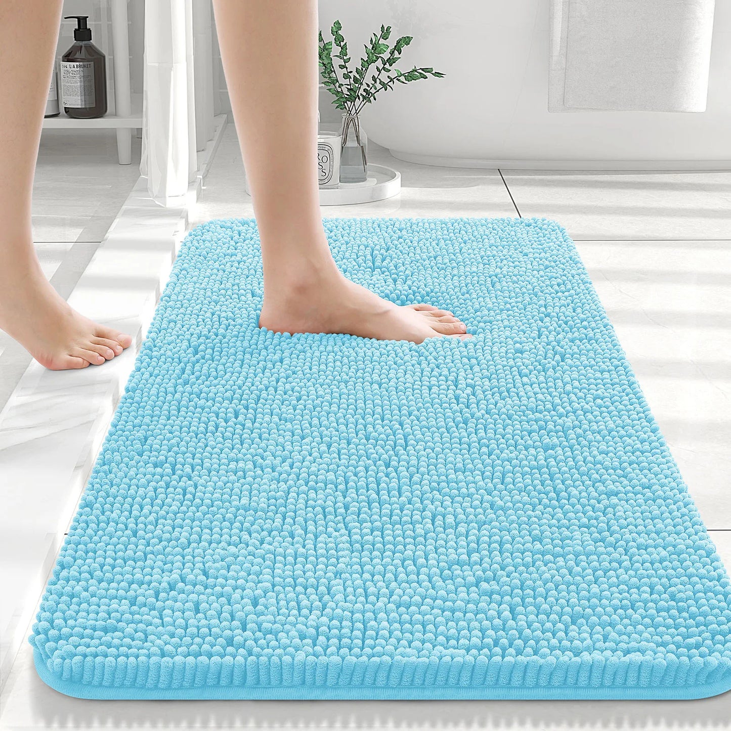 Thick Absorbent Shaggy Bath Mat