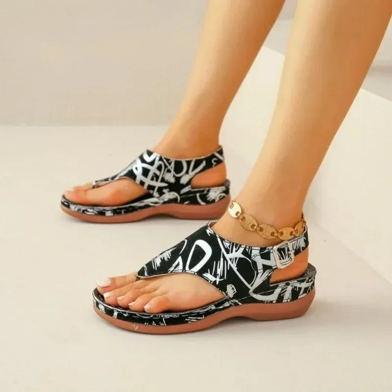Women's Retro Orthopedic Wedge Platform Sandals
