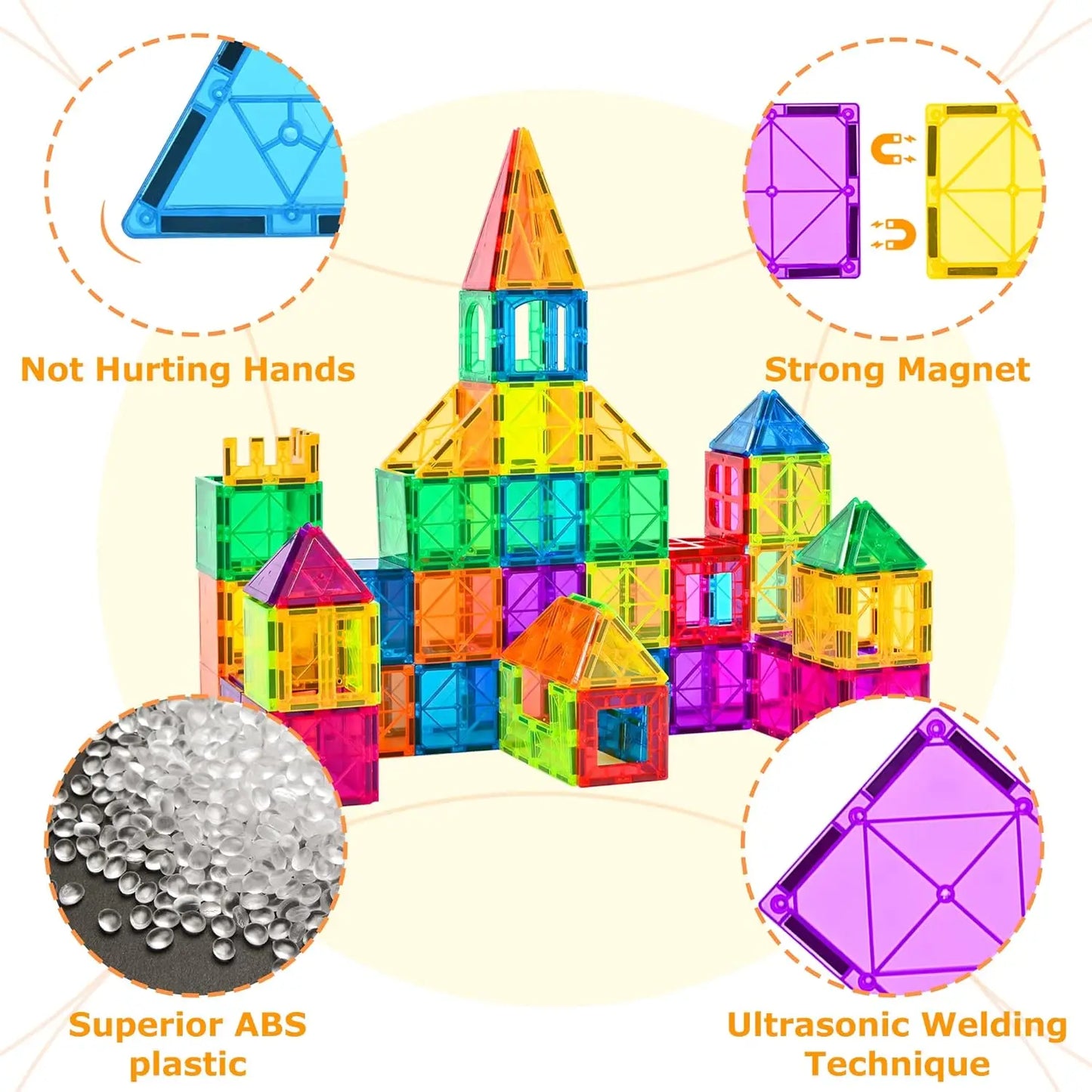 STEM Learning Magnet Construction Set