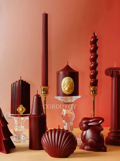 French Vermilion Aromatherapy Candles - MONLANE