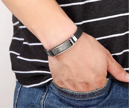 Bible Prayer Cross Bracelet