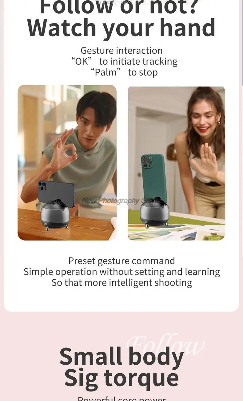 Auto Face Tracking Gesture Gimbal