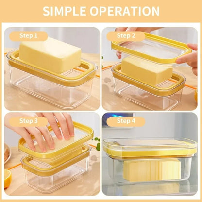 Sealed butter cutting tray Butter