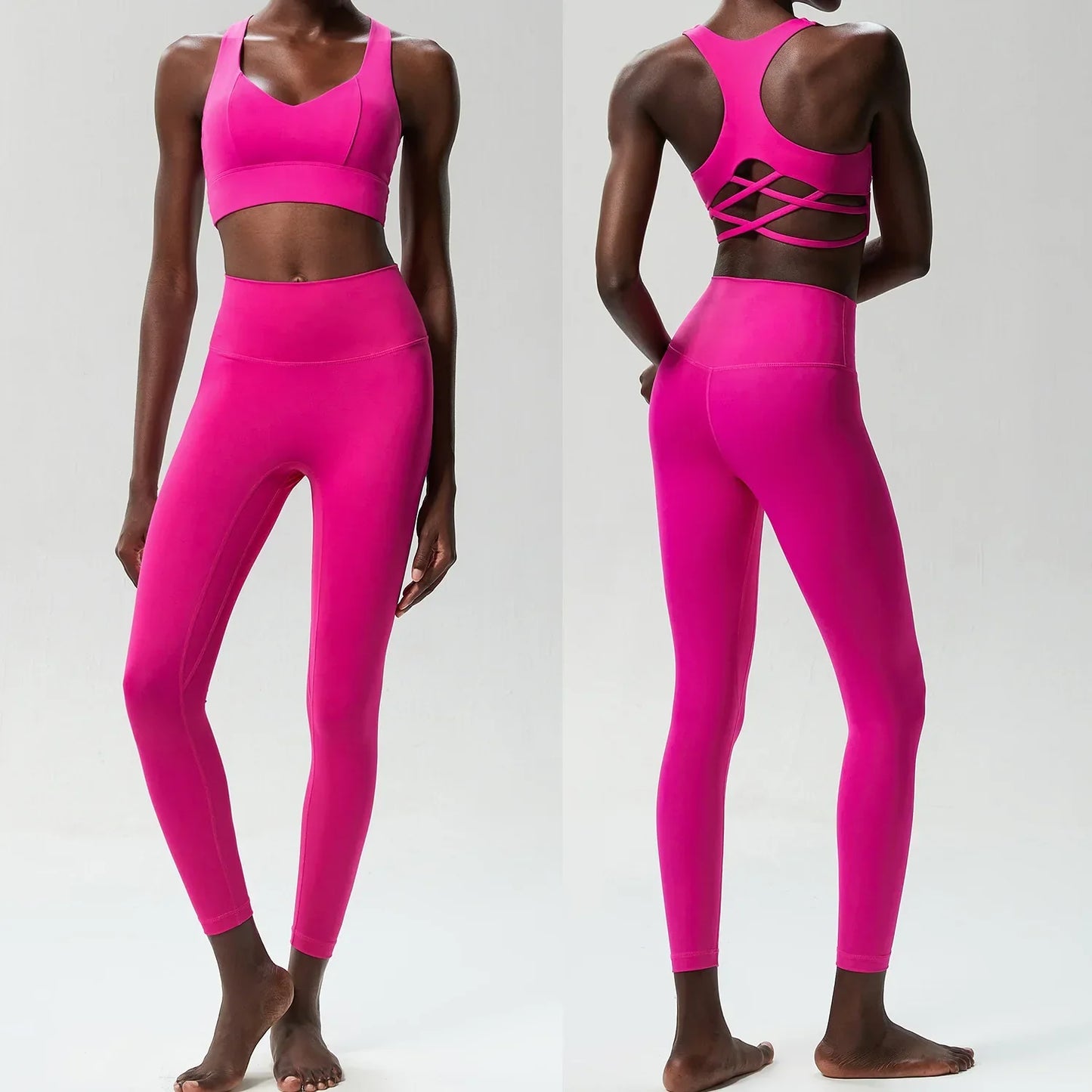 Two Pieces Buttery Soft Gym Suit