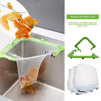Kitchen Triangular Sink Strainer