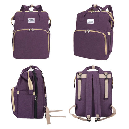 Mother Baby Leather Travel Backpack - MONLANE