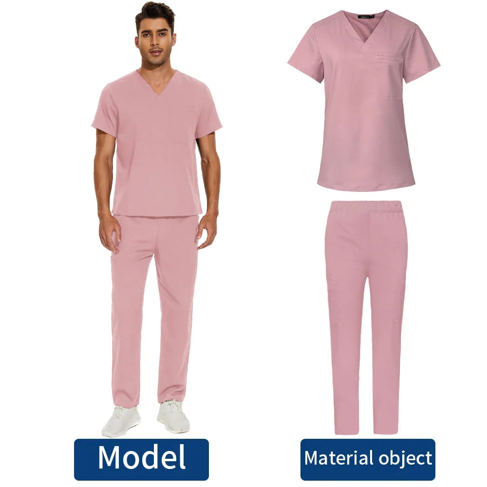 V Neck Scrub sets for men