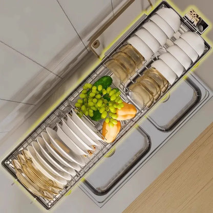 Adjustable Over The Sink Drying Rack