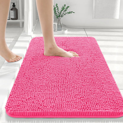 Extra Soft Thick Absorbent Shaggy Bath Mats
