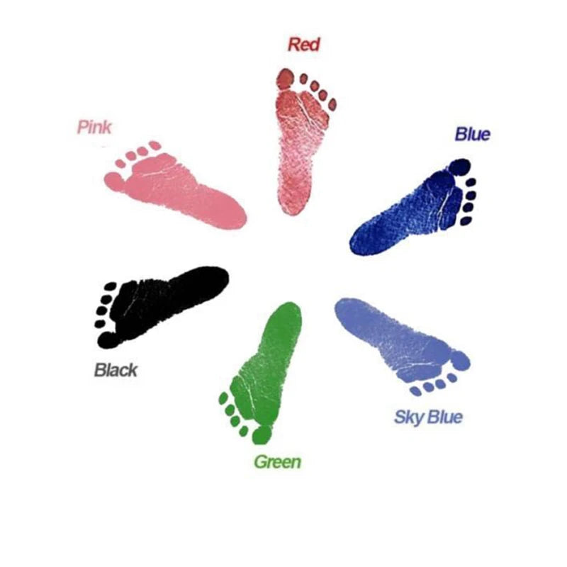 DIY Baby  Footprints And Handprint Ink Pads Kits - MONLANE