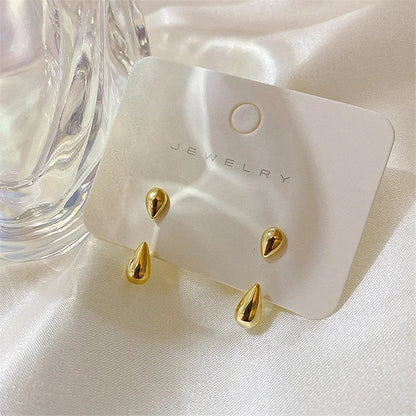 Water Drop Stud Earrings - MONLANE